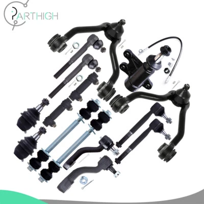 15Pcs Front Control Arm Ball Joint Idler Arm For 96-00 Chevrolet Tahoe GMC Yukon - Image 1 of 4