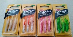 (4) Berkley Powerbait Atomic Teasers Tubes Crappie Trout Jigs Fishing Lures Lot - Picture 1 of 1