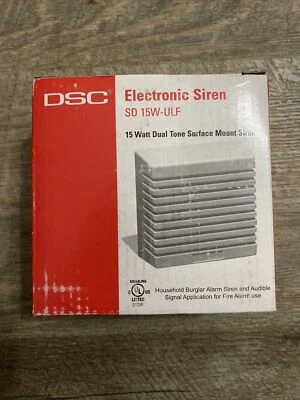 DSC Electronic Siren SD-15W-ULF - Image 1 of 3