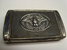 Circa 1910 Fraternal Order of Eagles Personalized Celluloid Match Safe