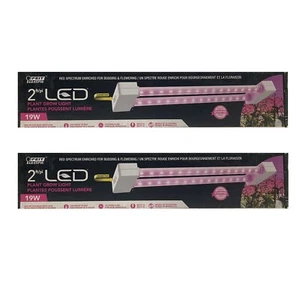 Feit LED Grow Light 24 Inch Red Spectrum Dual Plant Grow Light 74303, 2 Pack - Picture 1 of 7