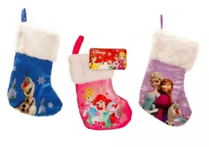 Disney Princess Licensed Mini Stockings (3 Pack, 7 x 5 in) Frozen Olaf - Picture 1 of 1