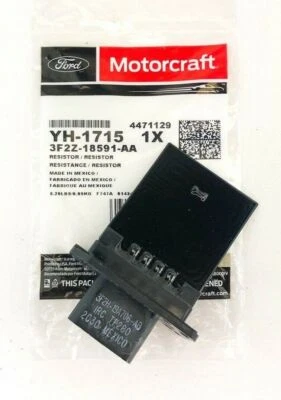 New OEM Genuine Ford Motorcraft HVAC Blower Motor Resistor YH-1715 3F2Z-18591-AA - Image 1 of 2