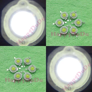 20pcs 1W Pure White 6000K~6500K Power LED Lamp Bead Spot Light Bulb Aquarium - Picture 1 of 2