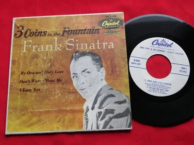 FRANK SINATRA 3 c oins in the fountain EP 1956 Cuba EX cond. - Image 1 of 3