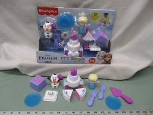 Fisher Price Little People Disney Princess Pick 1 Part Elsa Olaf's party cake - Picture 1 of 34