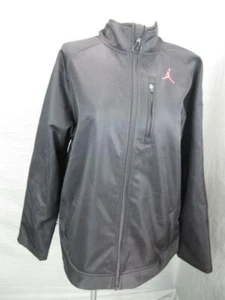 Jordan Size XL(20) Youth Black Athletic Full Zip No Hood Sportswear Jacket T087 - Picture 1 of 7