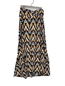 Maxi Falda Para Mujer Robert Grande Negra Dorada Gráfica Larga Elastizada Boho Noche Out - Imagen 1 de 8