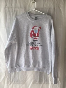 Toys For Tots Sweatshirt 2020 Santa in Mask Gildan XL Mens Womens Unisex - Picture 1 of 3