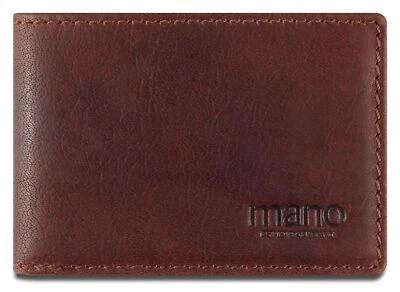 mano Mini Coin Wallet Braun - Bild 1 von 3