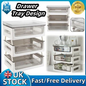 3-Tier Coffee Station Organizer Coffee Pod Drawer Organizer Dustproof Stackable - Picture 1 of 9