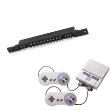 NES 62 Pin Connector Parts Replacement Cartridge Slot For Nintendo SNES Games