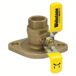 WEBSTONE NIBCO H-41406W 1-1/2" FIP X Rotating Flange Full port forged brass - Picture 1 of 5