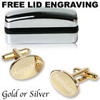 50th Birthday Engraved Cufflinks Party Gift 
