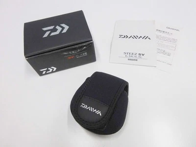 [Casi Como Nuevo] Daiwa Steez Sv 6.3 Accesorios Baitcasting Carrete Estuche Negro Japón Foto 1 de 4