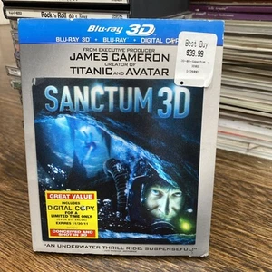 Sanctum (Blu-ray 3D, 2011) James Cameron Rated R DVD In Case - Foto 1 di 6