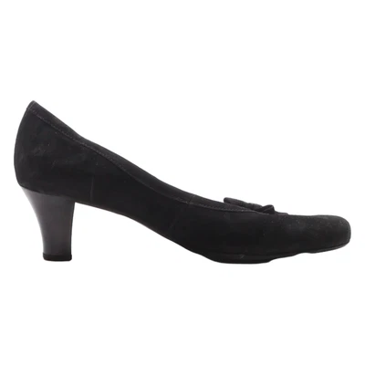 GABOR Court Tacones Negro Gamuza Mujer Reino Unido 6 Foto 1 de 4