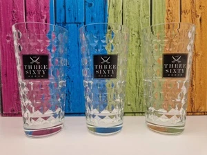 🐦🔥6 Stück Three Sixty Vodka Longdrinkgläser 0,3l - 6er Set - Wodka - Glas - Bild 1 von 6