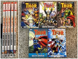 Mighty Thor Walter Simonson TPB Juego Completo Vol 1 2 3 4 5 Beta Ray Bill 337 382 - Imagen 1 de 20