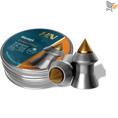 Lead Airgun Pellets .177 Caliber Medium Weight Hunting Pellets 225 Pack - Image 1 of 4