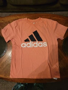 Girl's pink size medium Adidas short sleeve t shirt size 10-12 - Picture 1 of 3