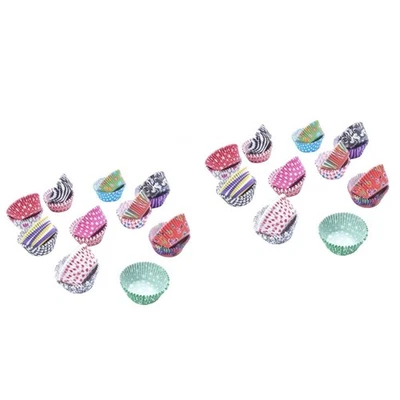  Set of 2 Papier Backformen Muffinbecher Cupcake-Förmchen Für Hochzeiten - Bild 1 von 4