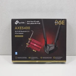 TP-Link AXE5400 Wi-Fi 6E Bluetooth 5.3 PCIe Adapter, Archer TXE75E, New & Sealed - Afbeelding 1 van 4