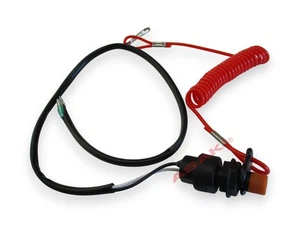 For YAMAHA Outboard 6-40 HP Engine Stop Switch 1 Key 6E9-82575-01 6E9-82575-02 - Picture 1 of 11