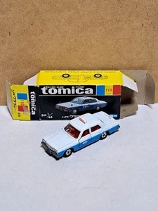 110 Crown Taxi Black Box Made In Japan Opened Tomica Minicar - Picture 1 of 10
