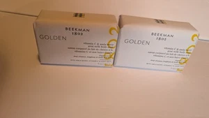 Beekmen 1802 Golden Soap Goat Milk Soap Vitamin C And Amla Berry Lot Of 2 - Picture 1 of 3