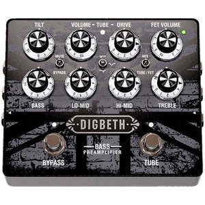 Laney Digbeth Series Bass Pre-Amp Effects Pedal Black - Picture 1 of 6