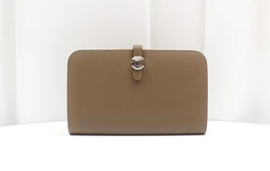 Hermes Hermès Dogon Duo Étoffe Evercolor Geldbörse Y graviert 125114087 - Picture 1 of 5