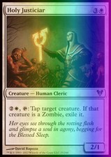Magic the Gathering MTG Holy Justiciar (25) Avacyn Restored   LP FOIL