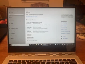 Lenovo Yoga 910 13" laptop  (Intel Core i7 7th Gen, 2.70GHz, 8GB RAM, 256GB SSD) - Picture 1 of 7