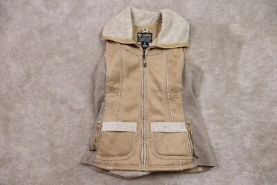 Chaleco Kuhl Mujer Grande Dani Sherpa Beige Cremallera Completa Foto 1 de 4