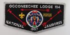 1997 National Jamboree Occoneechee Lodge 104 Flap [G1620]