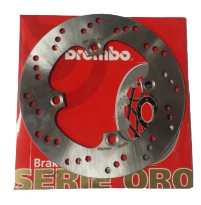 BREMBO DISCO FRENO POSTERIORE ORO FISSO TRIUMPH 675 STREET TRIPLE R 2009 2010 Foto 1 de 3