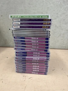 Mixed Lot 23x Maxell Verbatim DVD +R RW -R Blank Discs New Sealed - Picture 1 of 9
