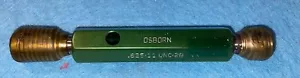 Osborne Thread Plug Gage .625-11UNC2B GOP,D, ,5660 NOT GOP.D.57312 A1 - Picture 1 of 6