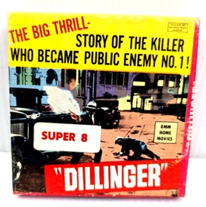 Vintage Ken Films 'Dillinger The Big Thrill Story of the Killer #551 8mm movie - Picture 1 of 4