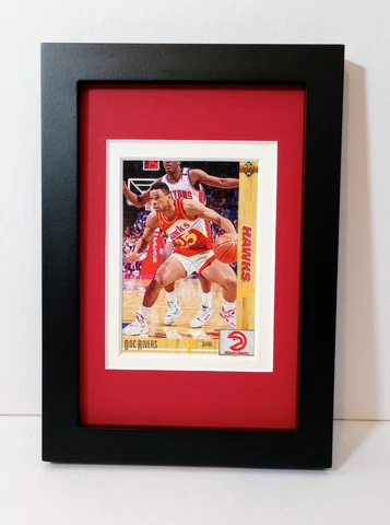 Doc Rivers Atlanta Hawks Display Custom Framed NBA Basketball Card Plaque Cover