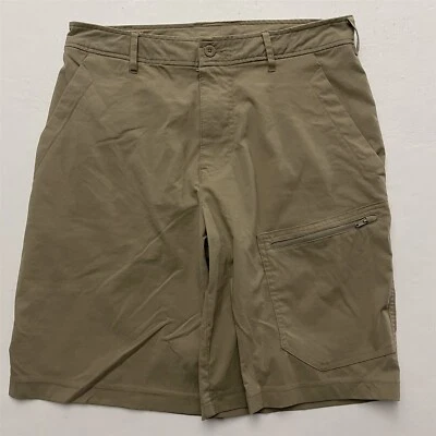 Champion 30 x 10" Khaki Stretch Ripstop Nylon Zip Leg Pocket Shorts - Image 1 of 4