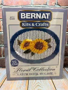 "NEW" Bernat Latch Hook Rug Kit- Floral Collection- "Provence" # 422404 - Picture 1 of 3
