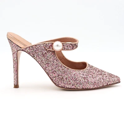 Halogen x Atlantic-Pacific Juliana Womens Size 7M US Rose Glitter Pumps Mules - Image 1 of 4