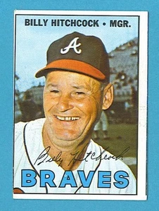 1967 Topps Baseball Card #199 Billy Hitchcock (Atlanta Braves) VG-EX AJ00331 - Picture 1 of 2