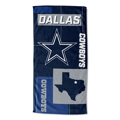 Toalla de playa Northwest NFL Dallas Cowboys State Line Foto 1 de 3