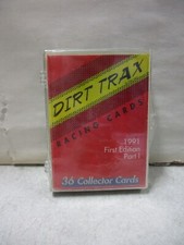 1991 Dirt Trax Racing Cards First Edition Part I Set lot 1