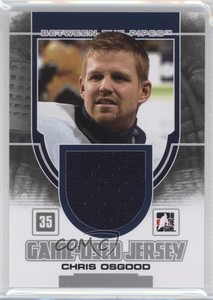 2013-14 ITG Between the Pipes Game-Used Silver Jersey /180 Chris Osgood #GUM-29
