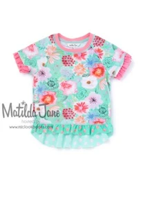 NWT MATILDA JANE Adventure begins Riding the waves rash guard Swim top size 16 - Picture 1 of 1