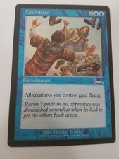 Levitation Magic the Gathering MTG Urza's Legacy Blue Common